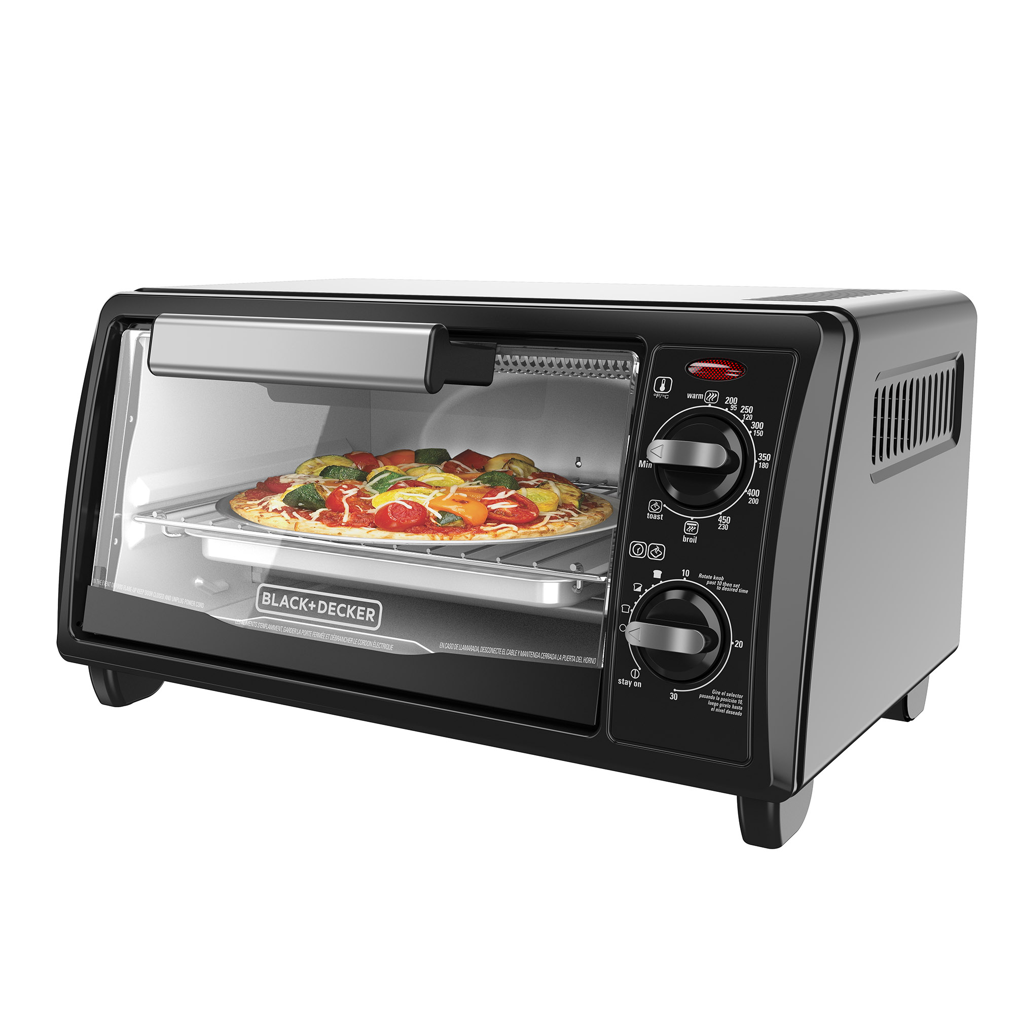 4 Slice Toaster Oven BLACK DECKER